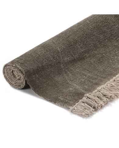 Tapis Kilim Coton 200 x 290 cm Taupe