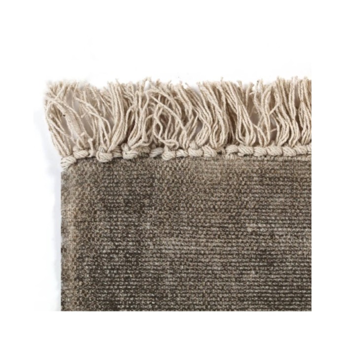 Tapis Kilim Coton 200 x 290 cm Taupe