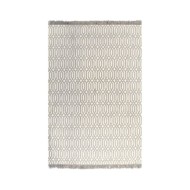 Tapis Kilim Coton 160 x 230 cm avec motif Taupe