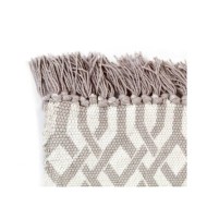 Tapis Kilim Coton 160 x 230 cm avec motif Taupe