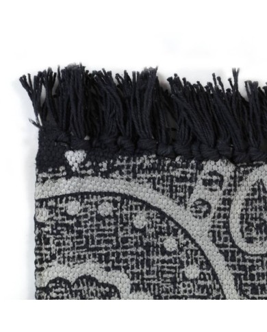 Tapis Kilim Coton 160 x 230 cm avec motif Gris