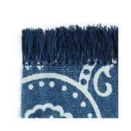 Tapis Kilim Coton 120 x 180 cm avec motif Bleu