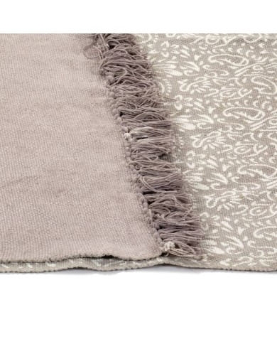 Tapis Kilim Coton 120 x 180 cm avec motif Taupe