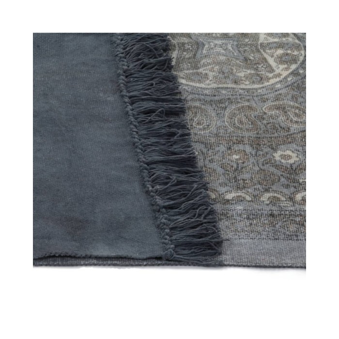 Tapis Kilim Coton 160 x 230 cm avec motif Gris