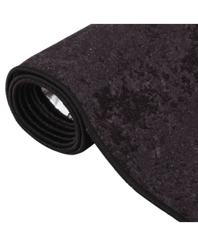 Tapis lavable antidérapant 190x300 cm Anthracite