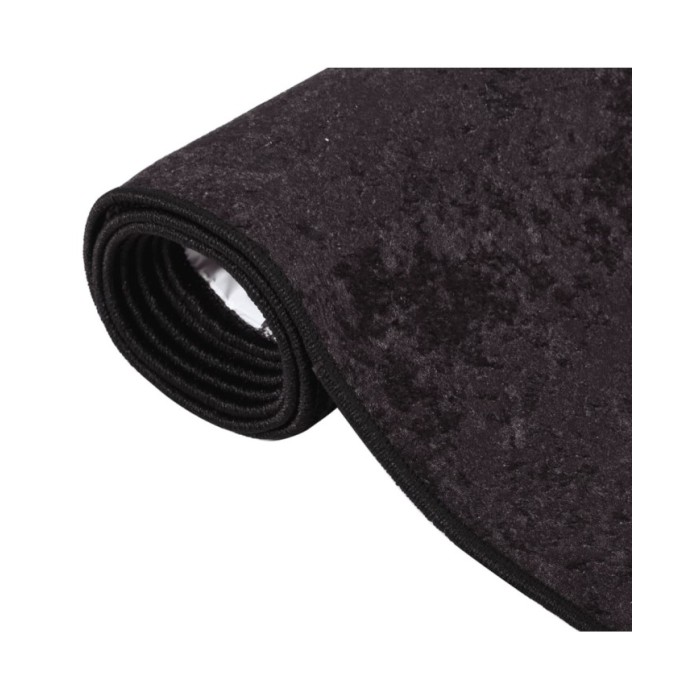 Tapis lavable antidérapant 190x300 cm Anthracite