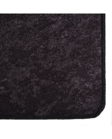 Tapis lavable antidérapant 190x300 cm Anthracite