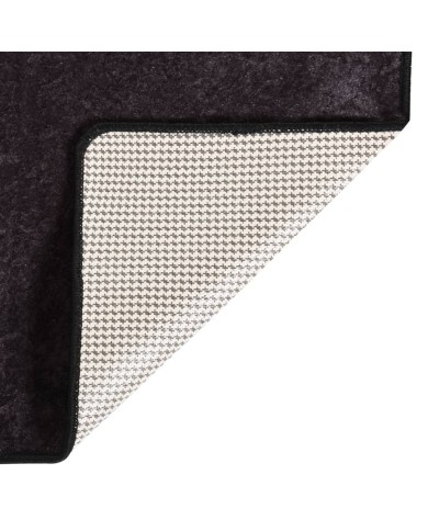Tapis lavable antidérapant 190x300 cm Anthracite