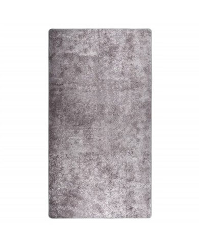 Tapis lavable antidérapant 190x300 cm Gris