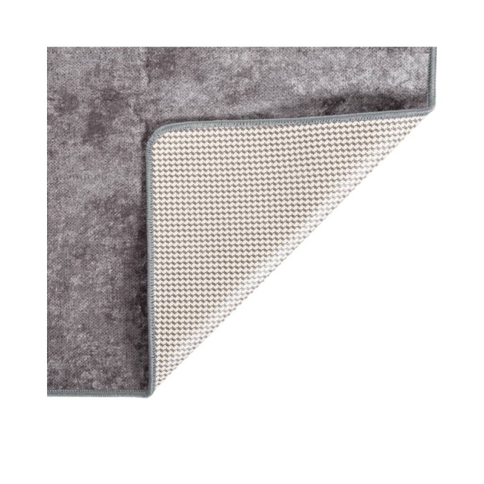 Tapis lavable antidérapant 190x300 cm Gris