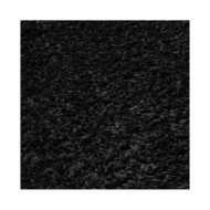Tapis shaggy à poils hauts Noir 160x230 cm 50 mm