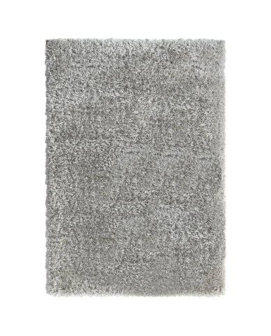 Tapis shaggy à poils hauts Gris 160x230 cm 50 mm