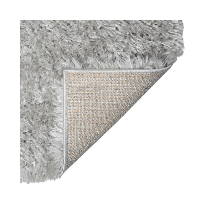 Tapis shaggy à poils hauts Gris 160x230 cm 50 mm