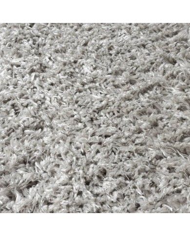 Tapis shaggy à poils hauts Gris 160x230 cm 50 mm