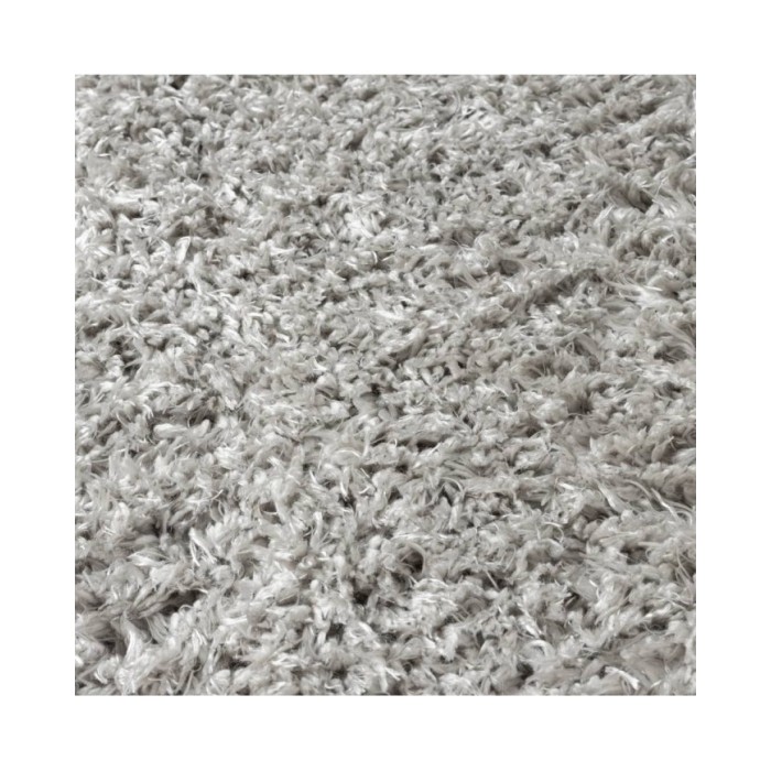 Tapis shaggy à poils hauts Gris 160x230 cm 50 mm