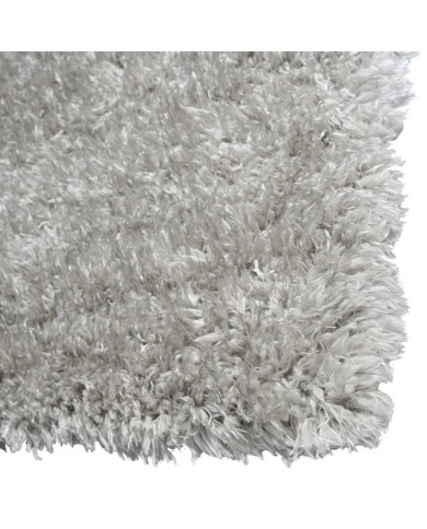 Tapis shaggy à poils hauts Gris 160x230 cm 50 mm