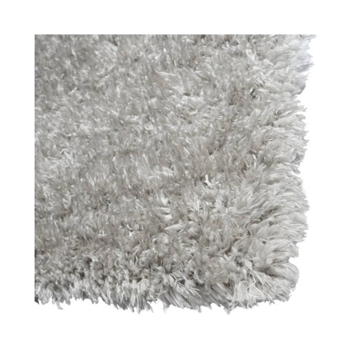 Tapis shaggy à poils hauts Gris 160x230 cm 50 mm