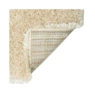 Tapis shaggy à poils hauts Beige 140x200 cm 50 mm