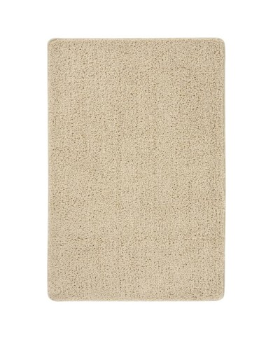 Tapis shaggy antidérapant Crème 140x200 cm