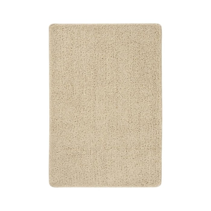 Tapis shaggy antidérapant Crème 160x230 cm