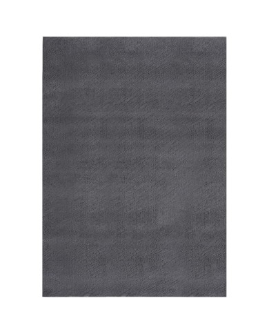 Tapis shaggy doux lavable 160x230 cm Antidérapant Anthracite