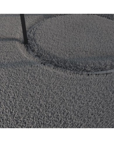 Tapis shaggy doux lavable 160x230 cm Antidérapant Anthracite