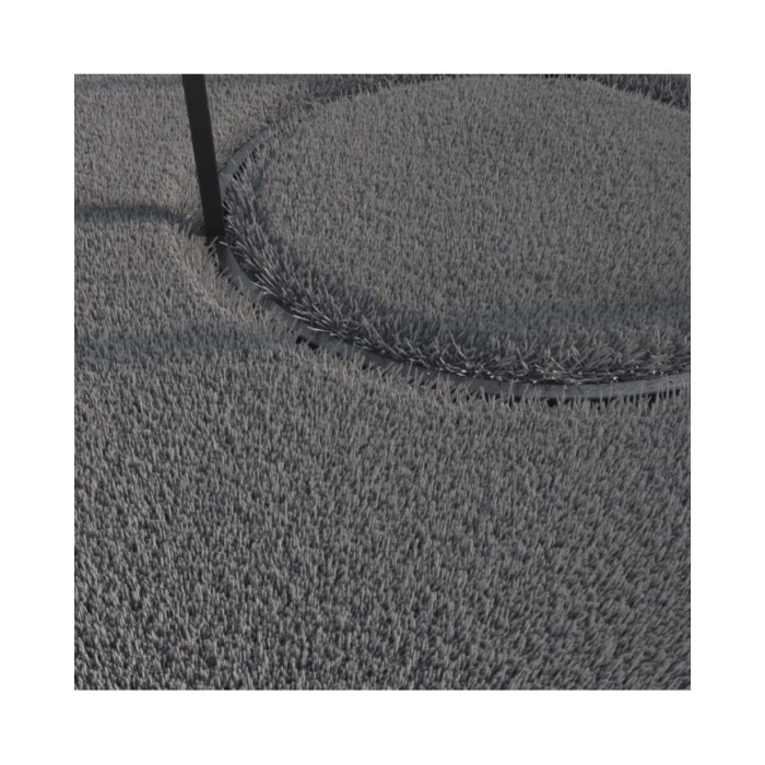 Tapis shaggy doux lavable 160x230 cm Antidérapant Anthracite