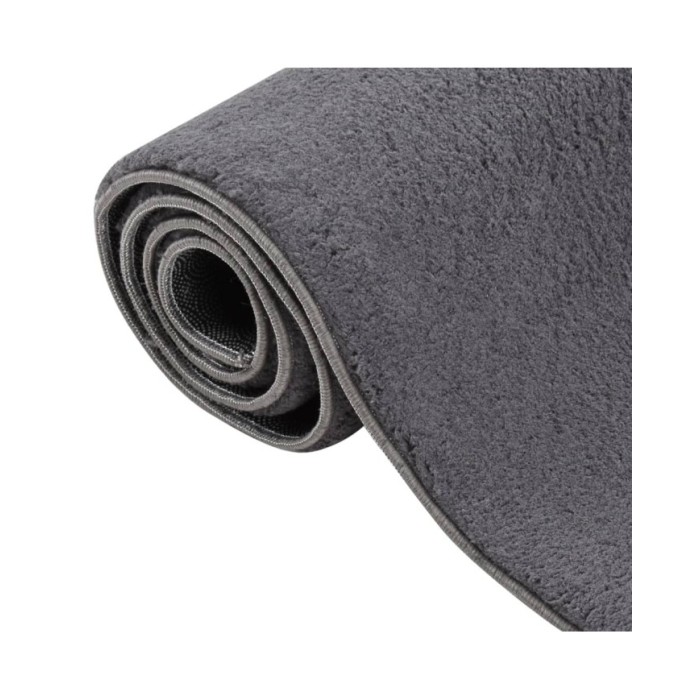 Tapis shaggy doux lavable 160x230 cm Antidérapant Anthracite