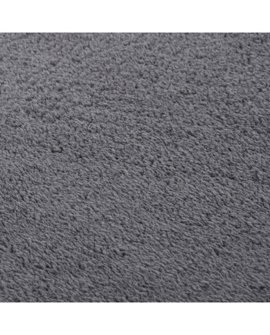 Tapis shaggy doux lavable 160x230 cm Antidérapant Anthracite