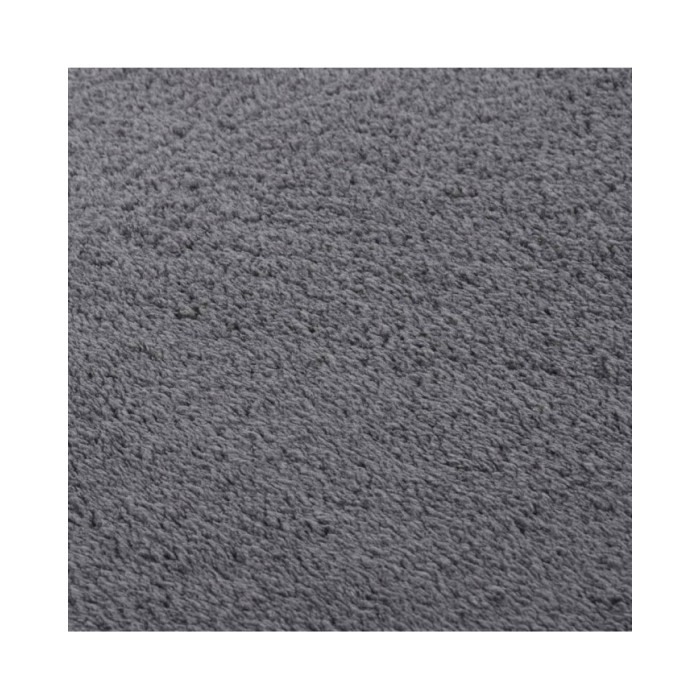 Tapis shaggy doux lavable 160x230 cm Antidérapant Anthracite