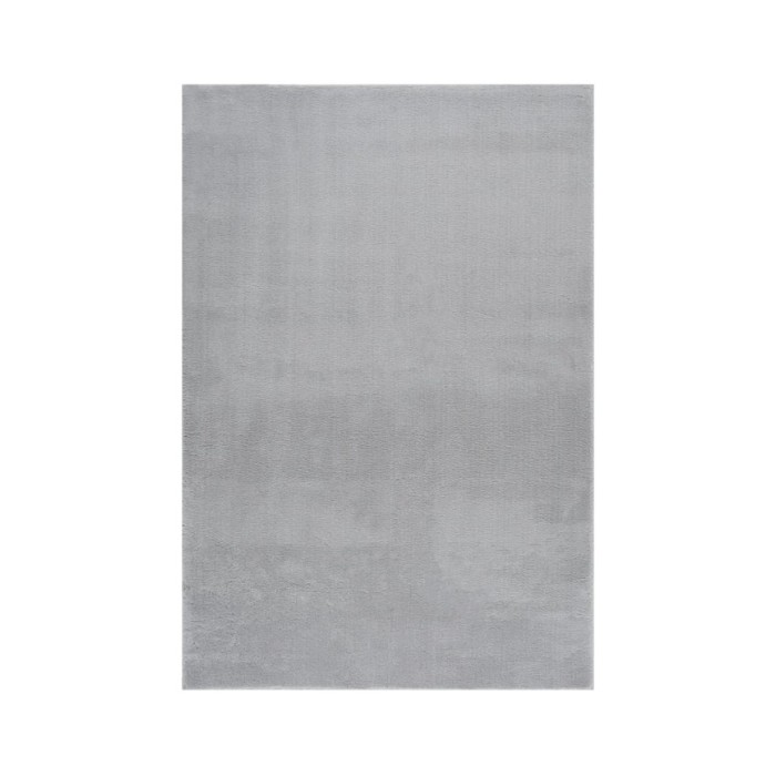 Tapis shaggy doux lavable 160x230 cm Antidérapant Gris