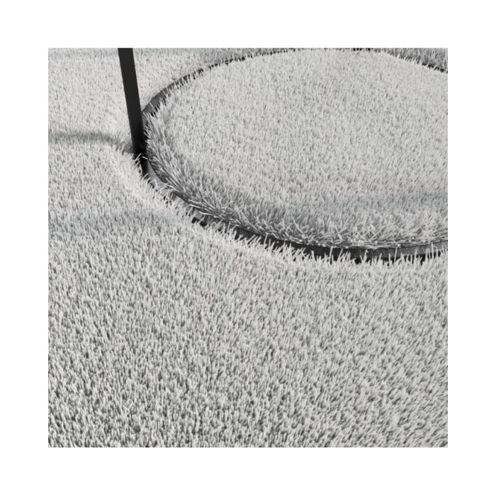 Tapis shaggy doux lavable 160x230 cm Antidérapant Gris