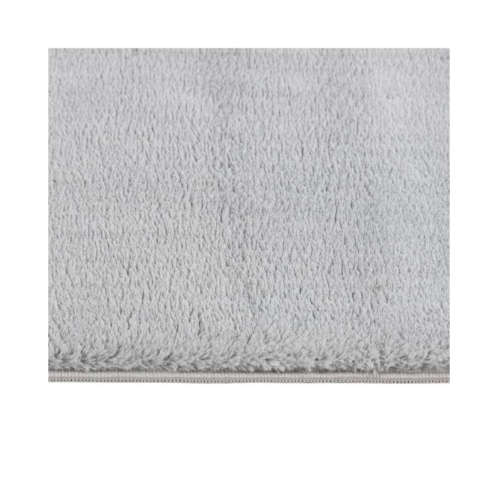 Tapis shaggy doux lavable 160x230 cm Antidérapant Gris