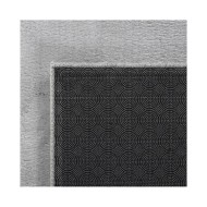 Tapis shaggy doux lavable 160x230 cm Antidérapant Gris
