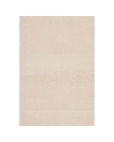 Tapis shaggy doux lavable 160x230 cm Antidérapant Beige