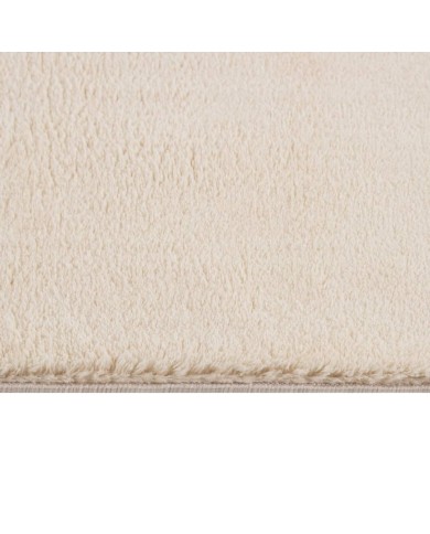 Tapis shaggy doux lavable 160x230 cm Antidérapant Beige