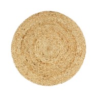 Napperons 4 pcs Naturel Plain 38 cm Rond Jute