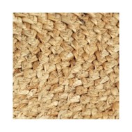 Napperons 4 pcs Naturel Plain 38 cm Rond Jute
