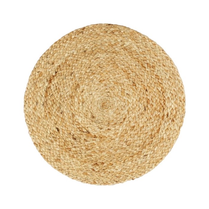 Napperons 6 pcs Naturel Plain 38 cm Rond Jute