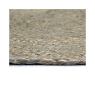 Napperons 6 pcs Gris Plain 38 cm Rond Jute