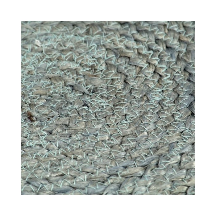 Napperons 4 pcs Vert olive Plain 38 cm Rond Jute