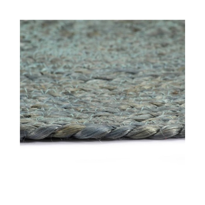 Napperons 4 pcs Vert olive Plain 38 cm Rond Jute