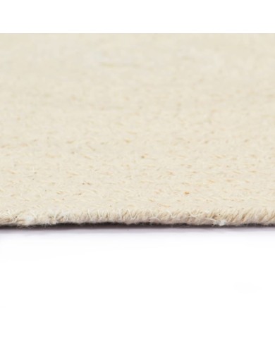 Napperons 4 pcs Naturel Plain 38 cm Rond Coton 