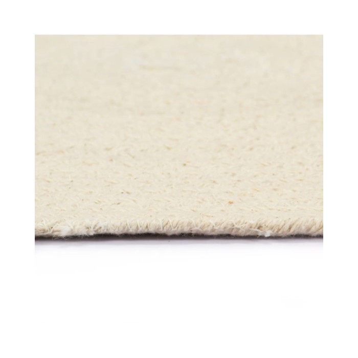 Napperons 4 pcs Naturel Plain 38 cm Rond Coton 