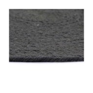 Napperons 4 pcs Gris foncé Plain 38 cm Rond Coton 