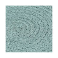 Napperons 6 pcs Vert Plain 38 cm Rond Coton 