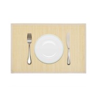 6 Napperons en bambou 30 x 45 cm Nature