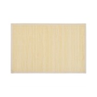 6 Napperons en bambou 30 x 45 cm Nature