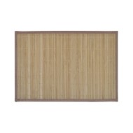 Napperons 6 pcs Bambou 30 x 45 cm Marron