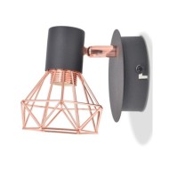 Lampe murale avec 2 ampoules LED à incandescence 2 pcs 8 W